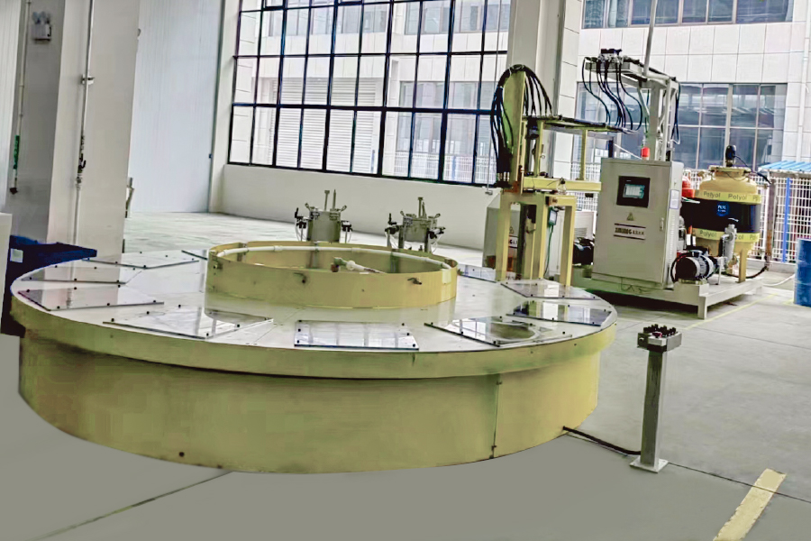 Výrobná linka na vstrekovanie peny Výrobná linka na vstrekovanie peny